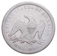 1843 Seated Liberty Dollar