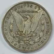 Scarce 1894-S Morgan Silver Dollar in XF/AU