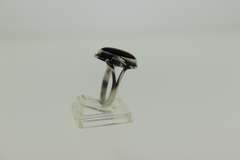 Vintage Sterling Silver Black Onyx Ring