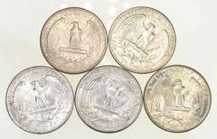 (Lot 5) 1932 Washington Quarters