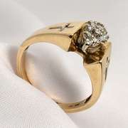Sweet Diamond Cluster with Crosses