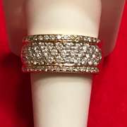 LADIES 14K WHITE GOLD DIAMOND RING