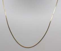 Simple Yellow Gold Serpentine Chain