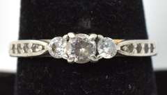 Sterling Silver CZ Cocktail Ring