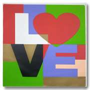 LOVE by Steve Kaufman (1960-2010)