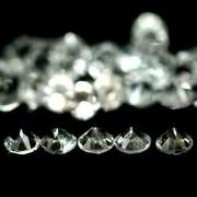 Amazing 41 piece 5.37ct 3mm diamond cut Zircon Parcel