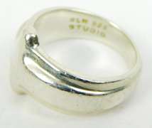 RLM Studio Sterling Silver Cross Ring, Size 9.5