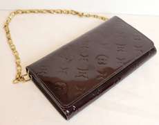 Louis Vuitton Vernis Amarante Chain Wallet