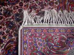 Fascinating Wool/Silk Qum Design 4.3x6.6