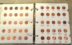 Estate Lot Of Coin Books With Coins