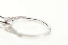 18K White Gold 0.24 Ctw 4.75mm Engagement Setting Semi Mount Ring