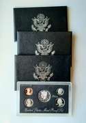 1992 S 1993 S 1994 S US Silver Proof Sets