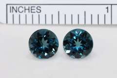 Bright London Blue Topaz Pair - 3.09 cts.