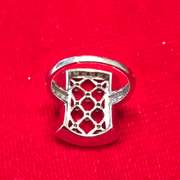 LADIES 14K WHITE GOLD DIAMOND RING