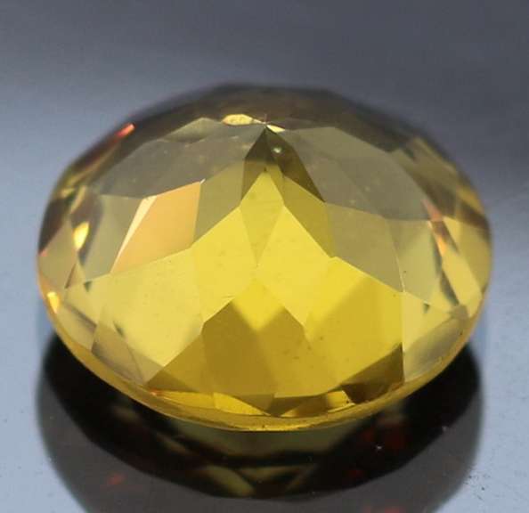 Glittering 5.26ct unheated Citrine solitaire