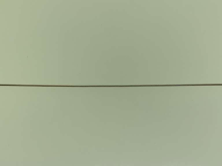 Italian Stertling Silver Snail Pendant With Long Chain