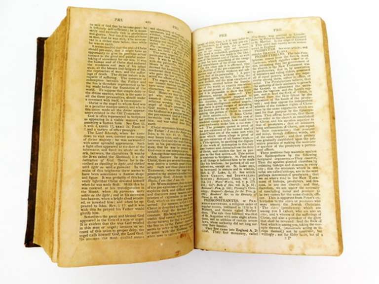 Rare 1823 Buck's Theological Dictionary