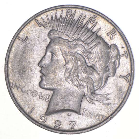 1927-D Peace Silver Dollar