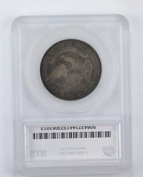 F12 1811 Capped Bust Half Dollar - O-105 Small 8 - Graded by SEGS