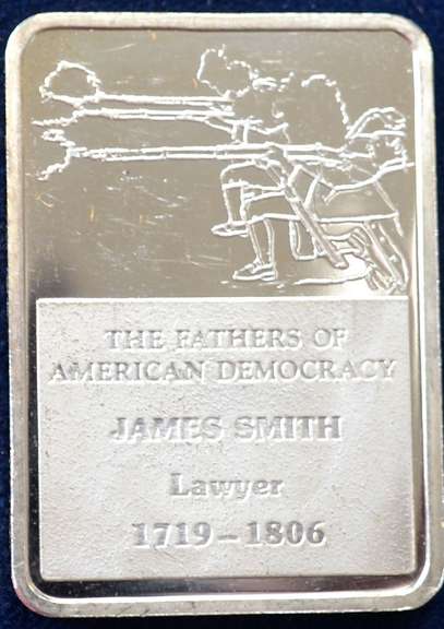 Fathers of the Democracy 1 OZ Silver Bar