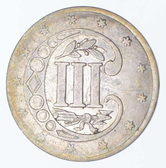 1858 Silver Three-Cent Piece