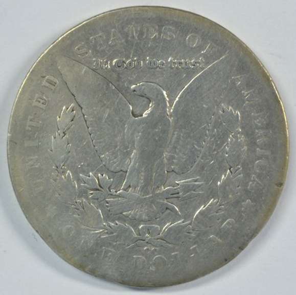 Rare key date 1893-CC Morgan Silver Dollar in circ