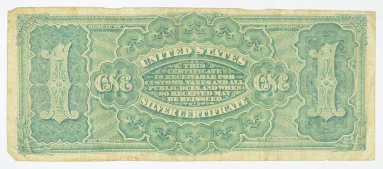 1886 $1 Washington, DC Silver Certificate Large Note Martha Washington