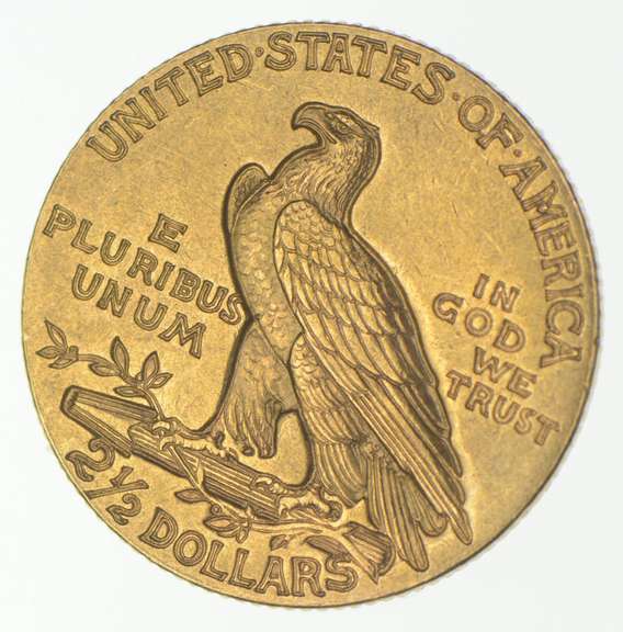 1911 $2.50 Indian Head Gold Quarter Eagle