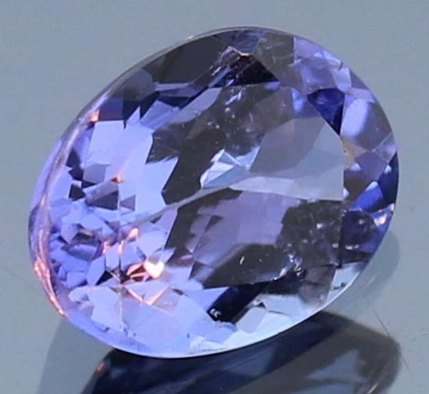 Vivid 1.19ct violet blue Tanzanite