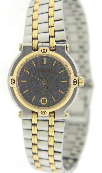 Gucci 9000L 2 Tone Watch