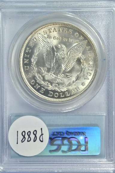 Blazing near Gem BU 1921 Morgan Silver Dollar PCGS MS64