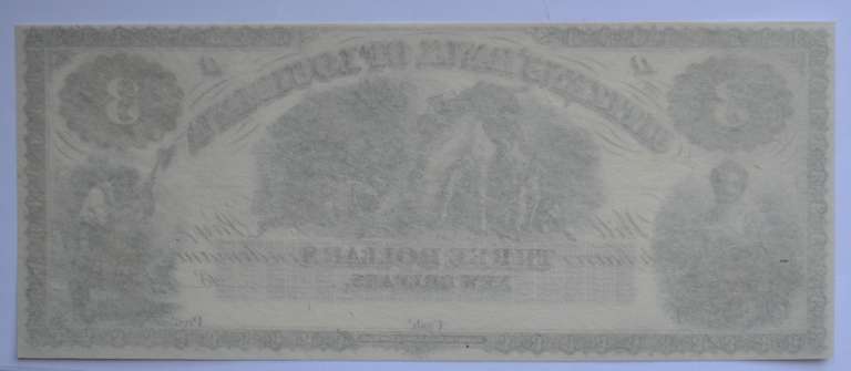 $ 3 Unc Citizens Bank Of Louisiana New Orleans Unc Note