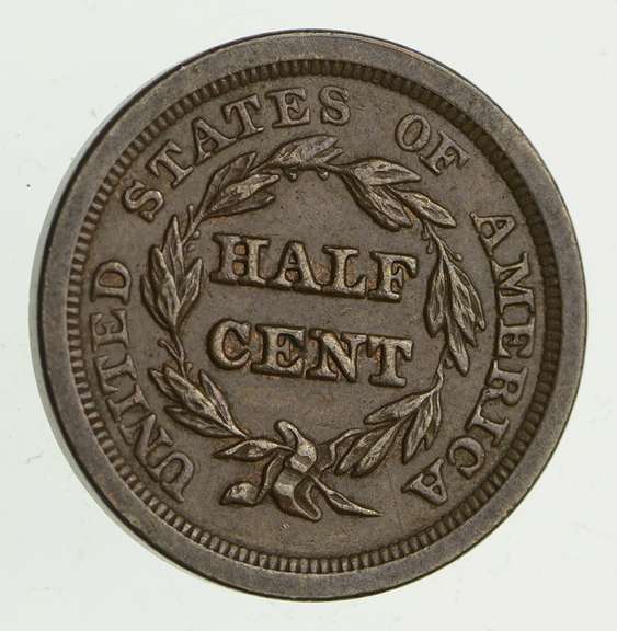 1851 Braided Hair Half Cent - Choice