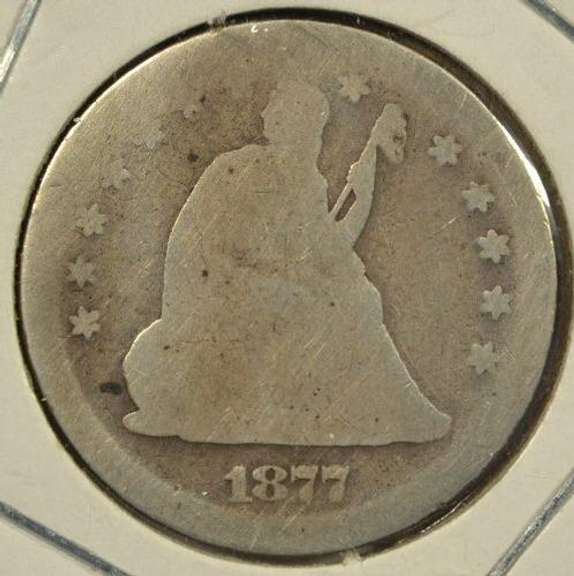 1877-S Liberty Seated Quarter
