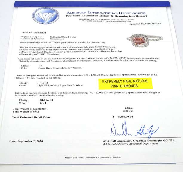 Sweet & Sparkly Multi-Color Diamond Ring in 14KT White Gold