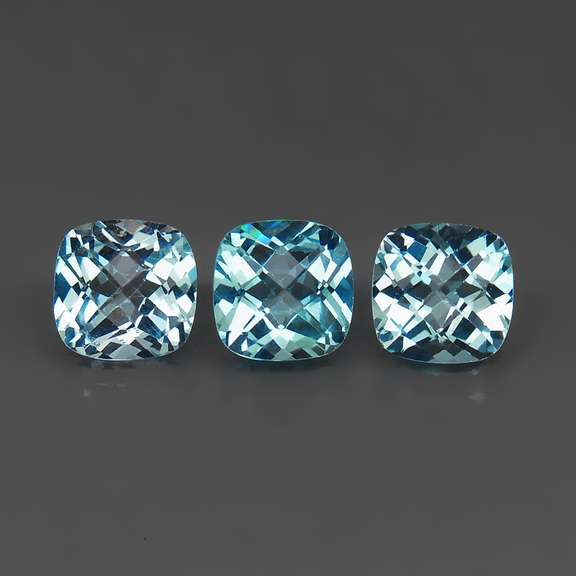 Beautifully matched 7.64ct Topaz set