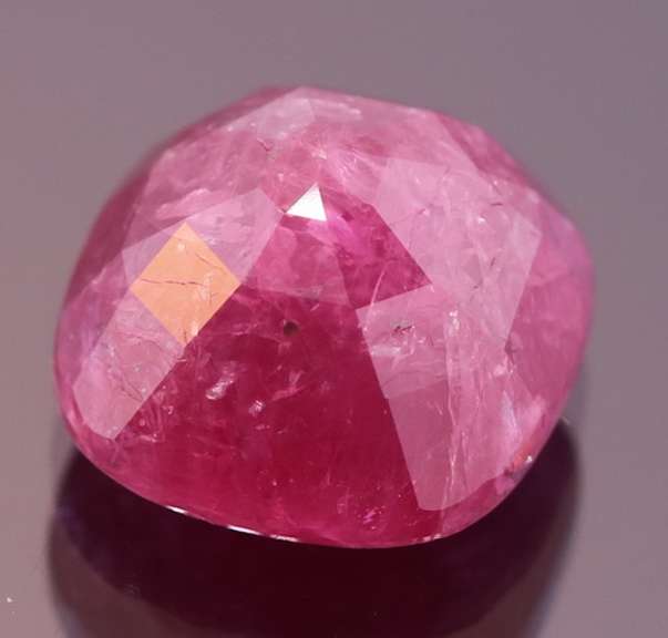 Reddish pink UNHEATED 7.88ct Winza Ruby