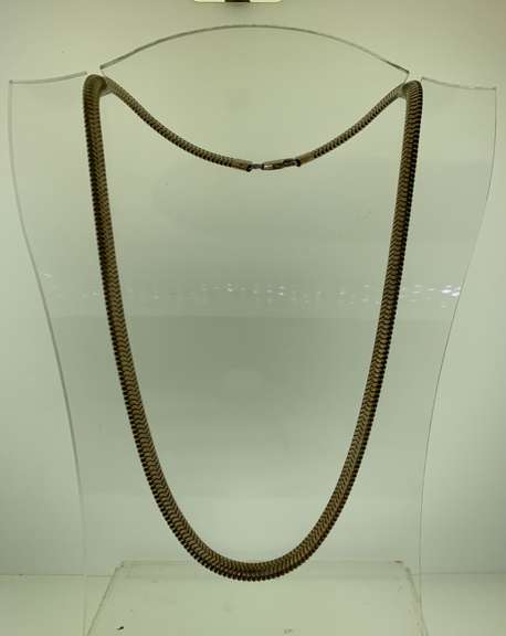 Vintage Sterling Silver Snake Chain