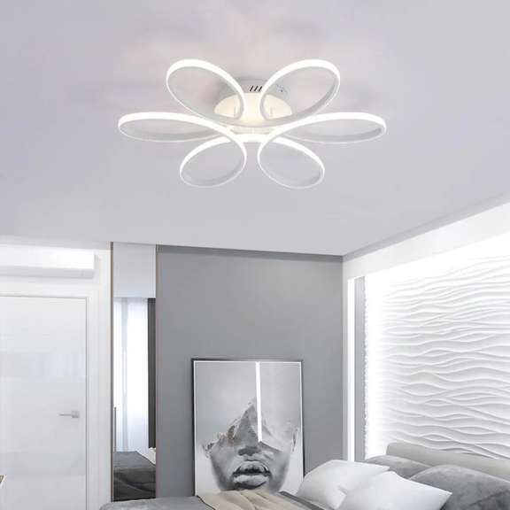 Stepless dimming Aluminum LED Ceiling Light Chandelier