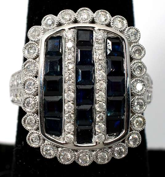 Amazing Sapphire & Diamond Ring, 14KT