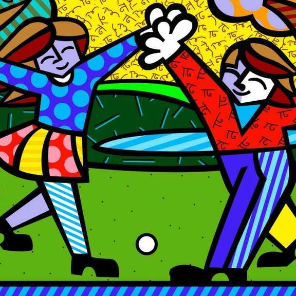 New Golfer by Britto, Romero