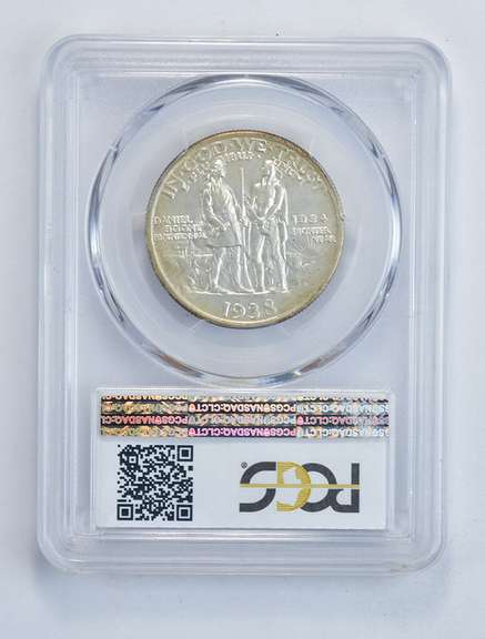 MS67 1938-S CAC Boone Bicentennial Commemorative Half Dollar - PCGS