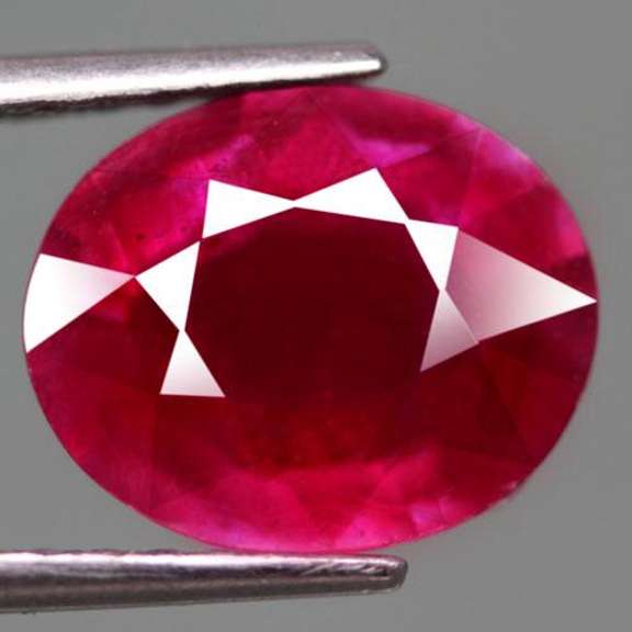Captivating 4.12ct Oval Cut Ruby