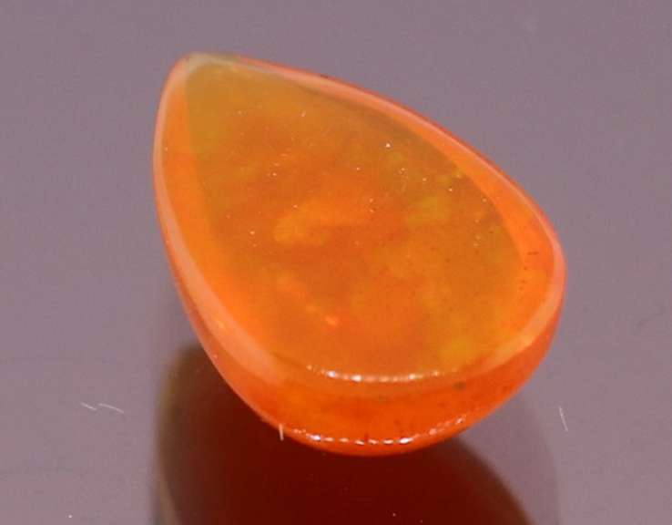 Top orange! 1.07ct untreated Mexican Fire Opal