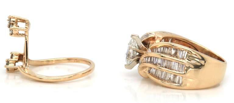 Tempting 14kt YG 2-Piece Diamond Ring Set