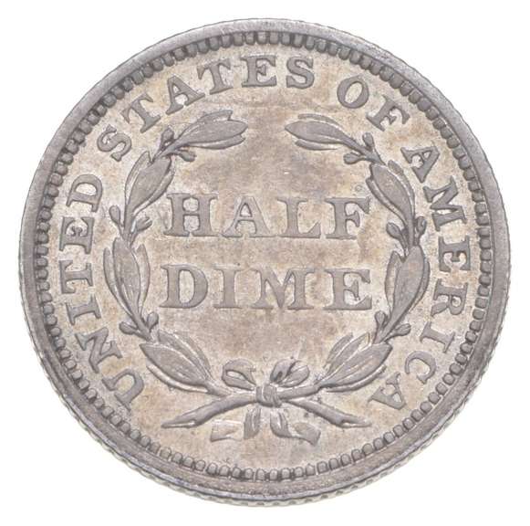 1853 Seated Liberty Half Dime