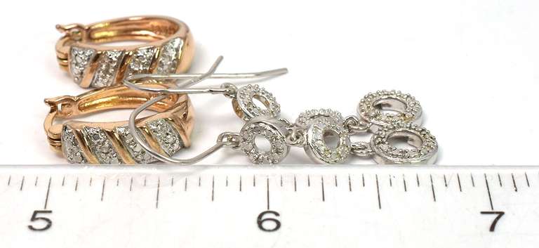 2 Pairs of Sterling Silver Earrings