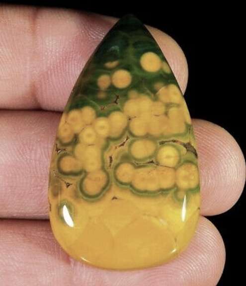 Captivating 44.59ct Madagascar Dot Jasper