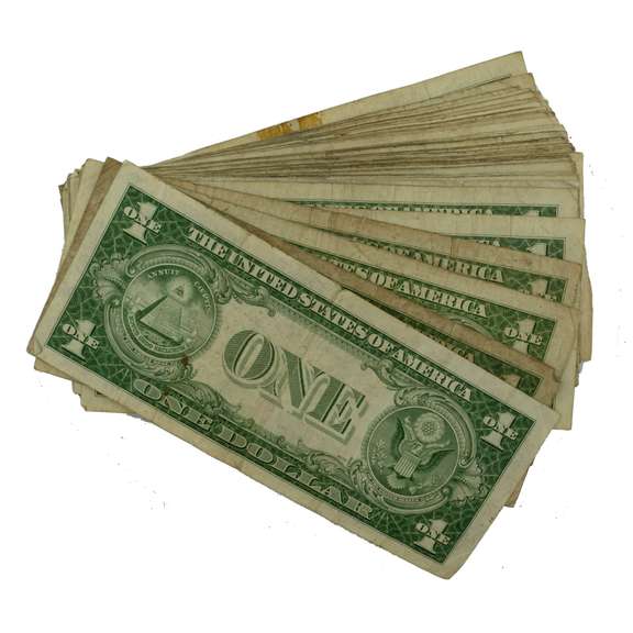 90 Assorted $1 Silver Certificates