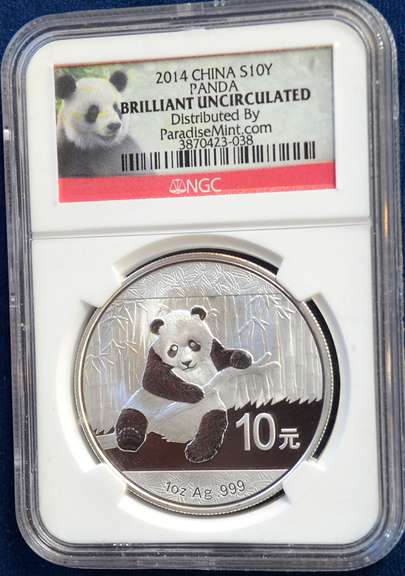 2014 NGC BU China S10Y Panda